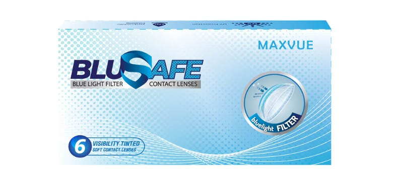 Blusafe -  Non Prescription Contact Lenses 6 Pack